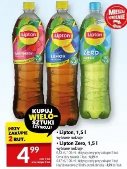 Twój Market Herbata Lipton Zero 1,5l oferta