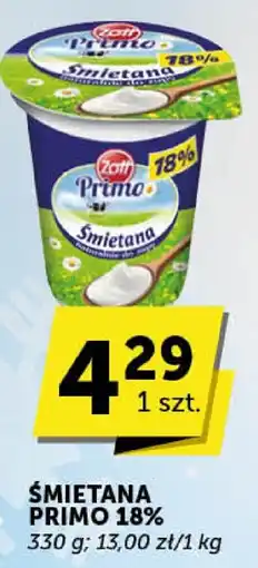 ABC Śmietana Primo 18% Zott oferta