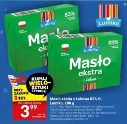 Twój Market Masło ekstra z Łukowa 83% tł. Łumiko, 200 g oferta