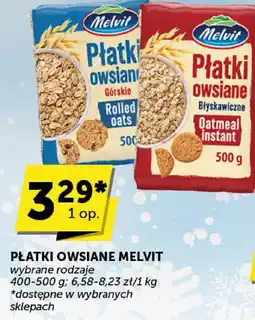 Groszek Płatki owsiane Melvit oferta