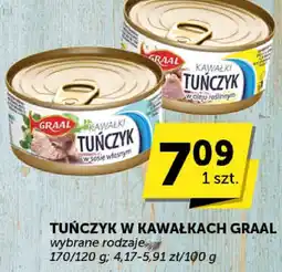 Groszek Tuńczyk w kawałkach Graal oferta