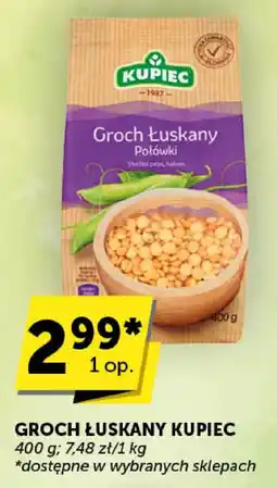 Groszek Groch łuskany Kupiec oferta