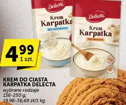 ABC Krem do ciasta Karpatka Delecta wybrane rodzaje oferta