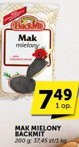 Groszek Mak mielony Backmit oferta