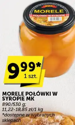 Groszek Morele połówki w syropie MK oferta