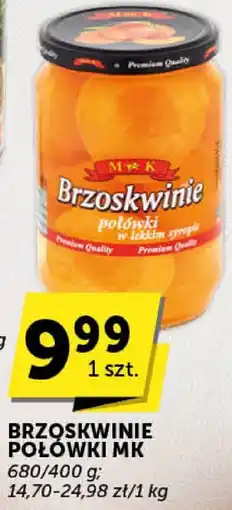 Groszek Brzoskwinie połówki MK oferta