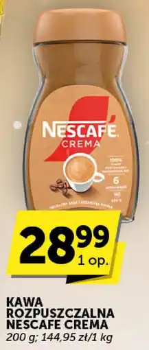 ABC Kawa rozpuszczalna Nescafe Crema oferta