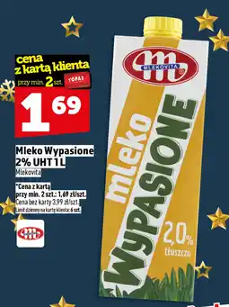 Topaz Mleko Wypasione 2% UHT 1L Mlekovita oferta