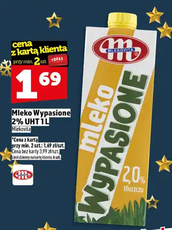 Mleko Wypasione 2% UHT 1L Mlekovita
