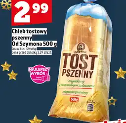 Topaz Chleb tostowy pszenny Od Szymona 500g oferta