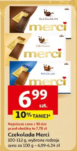 Auchan Czekolada Merci oferta