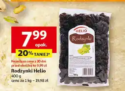 Auchan Rodzynki Helio 400g oferta