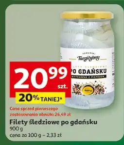 Auchan Filety śledziowe po gdańsku Auchan oferta