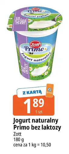 E.Leclerc Jogurt naturalny Primo bez laktozy Zott oferta