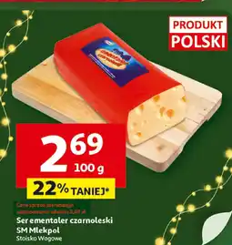 Auchan Ser ementalер czarnoleski SM Mlekpol Stoisko Wagowe oferta