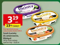 Auchan Serek Laciaty do smarowania Mlekpol oferta