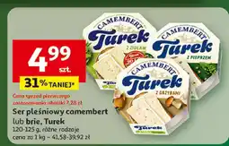 Auchan Ser pleśniowy camembert lub brie Turek oferta
