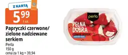 E.Leclerc Papryczki czerwone/zielone nadziewane serkiem Perla oferta