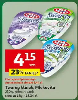 Auchan Twaróg klinек Mlekovita oferta