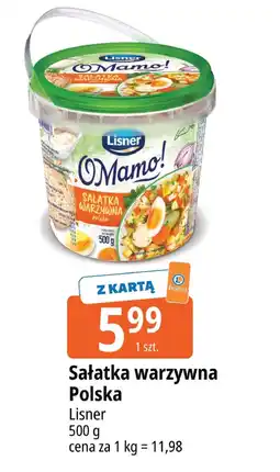 E.Leclerc Sałatka warzywna Polska Lisner O Mamo! oferta