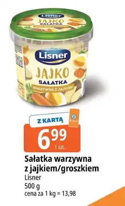 E.Leclerc Sałatka warzywna z jajkiem/groszkiem Lisner oferta