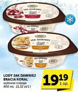 Groszek Lody Jak Dawniej Bracia Koral wybrane rodzaje oferta