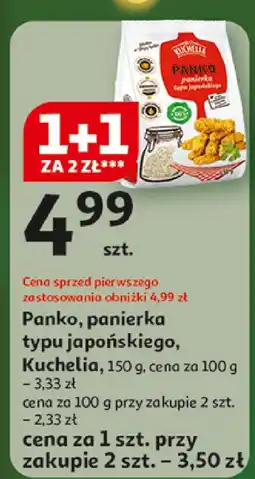Auchan Panko, panierka typu japońskiego, Kuchelia oferta