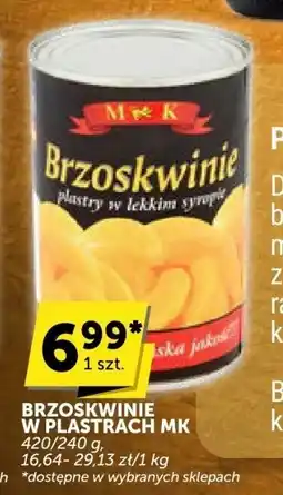 Euro Sklep Brzoskwinie w plastrach MK oferta