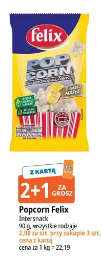 E.Leclerc Popcorn Felix Intersnack oferta