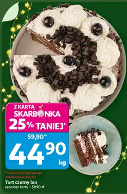 Auchan Tort czarny las Auchan oferta