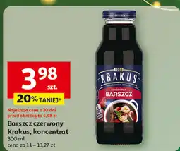 Auchan Barszcz czerwony Krakus, koncentrat oferta
