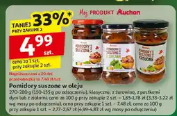 Auchan Pomidory suszone w oleju Auchan oferta