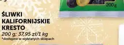 Groszek Śliwki suszone kalifornijskie Kresto oferta
