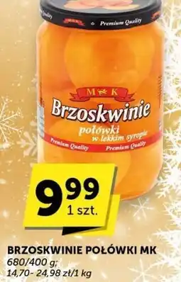 Groszek Brzoskwinie połówki MK w syropie oferta