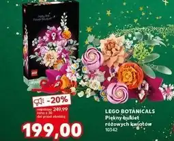 Kaufland Piękny bukiet różowych kwiatów 10342 Lego Botanicals oferta