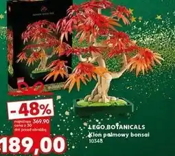 Kaufland Klon palmowy bonsai 10348 Lego Botanicals oferta