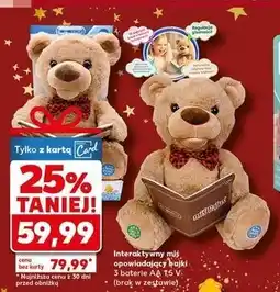 Kaufland Miś opowiadający bajki oferta