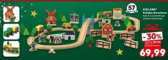 Kaufland Kolejka drewniana Kidland oferta