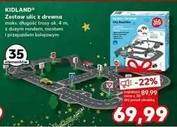 Kaufland Zestaw ulic z drewna 35 el Kidland oferta