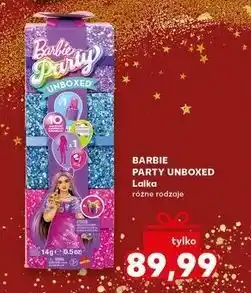 Kaufland Lalka party unboxed Barbie oferta