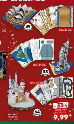 Kaufland Puzzle 3d Kidland oferta