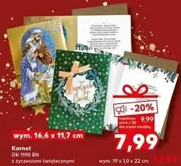 Kaufland Karnet boże narodzenie oferta