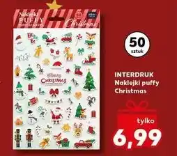 Kaufland Naklejki puffy christmas Interdruk oferta