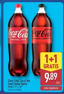 ALDI Coca-Cola/Coca cCola Zero/Fanta/Sprite oferta