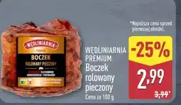 ALDI Boczek rolowany pieczony oferta