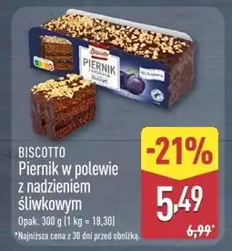 ALDI Piernik w polewie z nadzieniem śliwkowym oferta