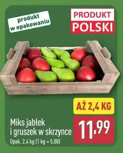 ALDI Miks gruszek i jabłek w krzynce oferta