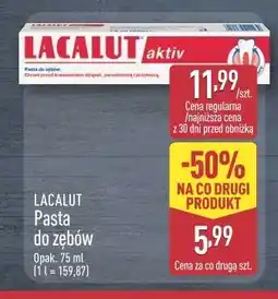 ALDI Lacalut Pasta do zębów oferta