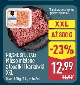ALDI Mięso mielone z łopatki i karkówki oferta