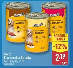 ALDI Karma mokra dla psów oferta